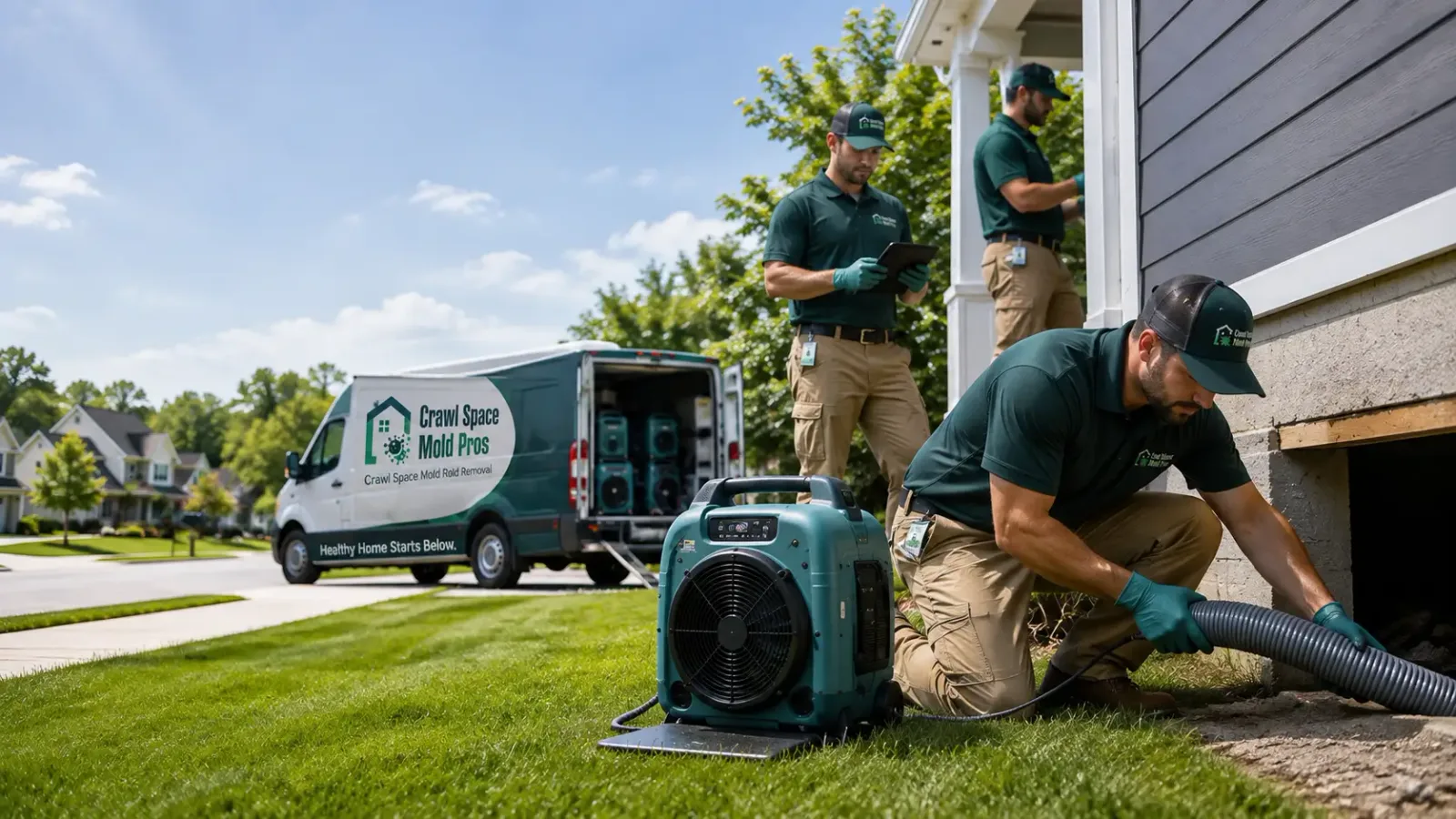 Crawl Space Mold Removal in Redford, NY